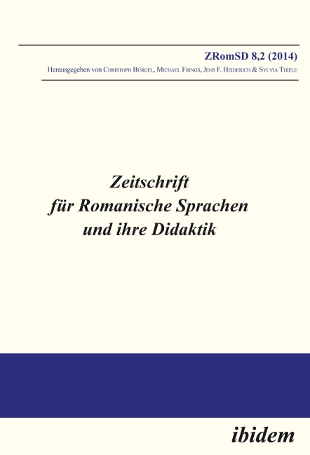 Zeitschrift für Romanische Sprachen und ihre Didaktik / Zeitschrift für Romanische Sprachen und ihre Didaktik - 