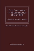 Cover-Bild zum Titel 'Party Government in 48 Democracies (1945-1998)' von 'J. J. Woldendorp, I. Budge, Hans Keman'