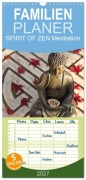 Cover-Bild zum Titel 'Familienplaner 2027 - SPIRIT OF ZEN Meditation mit 5 Spalten (Wandkalender, 21 x 45 cm) CALVENDO' von 'Markus Wuchenauer Pixelrohkost. De'