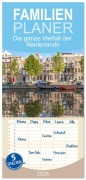 Cover-Bild zum Titel 'Familienplaner 2026 - Die ganze Vielfalt der Niederlande mit 5 Spalten (Wandkalender, 21 x 45 cm) CALVENDO' von 'Peter Schickert'