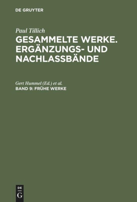 Frühe Werke - 