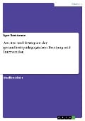 Ansätze und Strategien der gesundheitspädagogischen Beratung und Intervention - Igor Samsonov