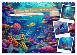 Cover-Bild zum Titel 'Unten im Meer ist was los (Wandkalender 2026 DIN A3 quer), CALVENDO Monatskalender' von 'Steffen Gierok-Latniak'