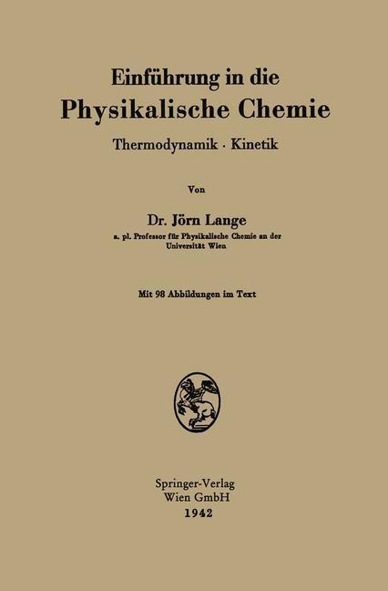 Einführung in die Physikalische Chemie - Jörn Lange