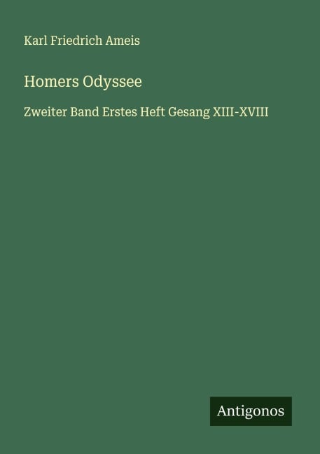 Homers Odyssee - Karl Friedrich Ameis