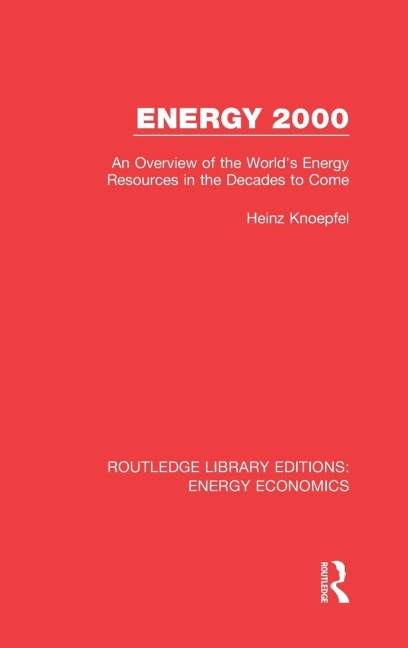 Energy 2000 - Heinz Knoepfel