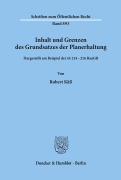 Cover-Bild zum Titel 'Inhalt und Grenzen des Grundsatzes der Planerhaltung.' von 'Robert Käß'