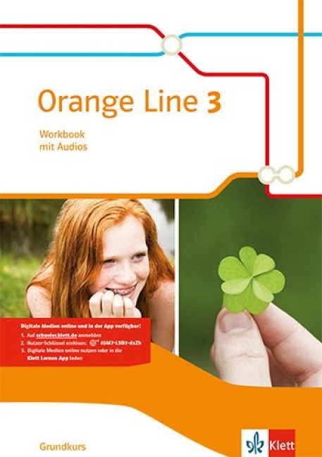 Orange Line 3 Grundkurs. Workbook mit Audios Klasse 7 - 