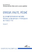 Cover-Bild zum Titel 'Erreur, faute, péché (Volume 1)' von 'Louison Lassabliere, Jeremie'