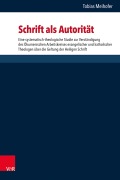 Cover-Bild zum Titel 'Schrift als Autorität' von 'Tobias Meihofer'