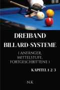 Cover-Bild zum Titel 'Dreiband Billard-Systeme - Alle Kapitel 1-2-3 - Kapitel 1-2-3 (Anfänger-Serie, #4)' von 'N. K'