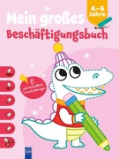 Mein großes Beschäftigungsbuch 4-6 Jahre (Cover Krokodil) - 