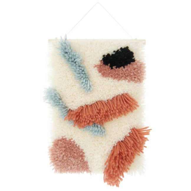 Rico Hooki Hooki, Knüpfset, Steine, Wandbehang, 20x30cm - 
