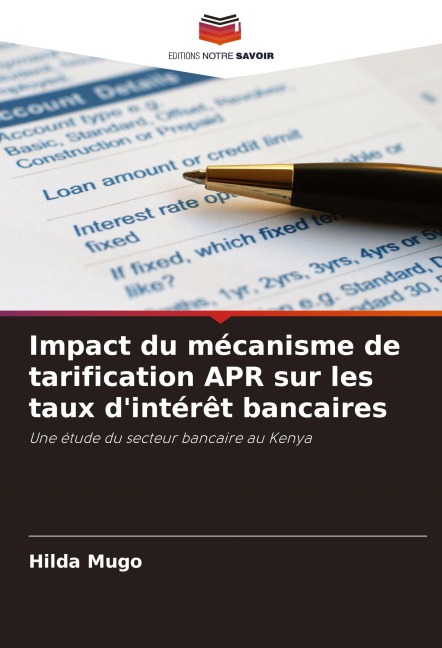 Impact du mécanisme de tarification APR sur les taux d'intérêt bancaires - Hilda Mugo