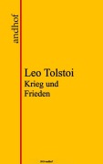 Cover-Bild zum Titel 'Krieg und Frieden' von 'Leo Tolstoi'