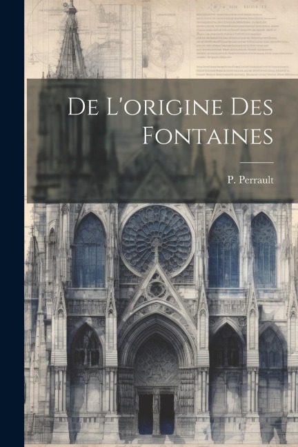 De l'origine des fontaines - 