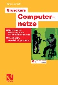 Cover-Bild zum Titel 'Grundkurs Computernetze' von 'Jürgen Scherff'