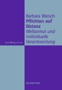 Cover-Bild zum Titel 'Pflichten auf Distanz' von 'Barbara Bleisch'
