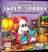 Cover-Bild zum Titel 'Cozy Coloring - Sweet & Spooky' von 'Book Coloring'
