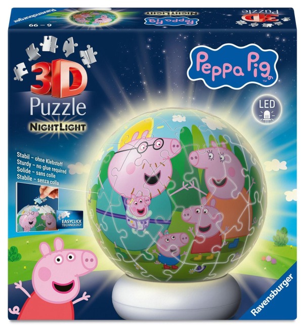 3D Puzzle-Ball Nachtlicht Peppa Pig - 