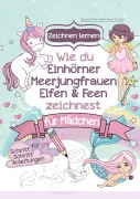 Cover-Bild zum Titel 'Zeichnen lernen für Mädchen im magischen Zeichenbuch' von 'Birgit Bravo'
