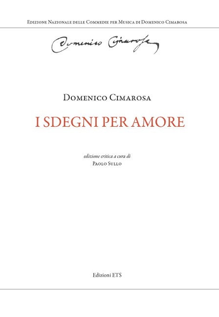 I sdegni per amore - Domenico Cimarosa