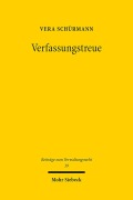 Cover-Bild zum Titel 'Verfassungstreue' von 'Vera Schürmann'