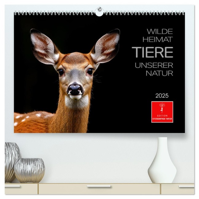 Wilde Heimat - Tiere unserer Natur (hochwertiger Premium Wandkalender 2025 DIN A2 quer), Kunstdruck in Hochglanz - Peter Roder