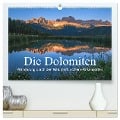 Die Dolomiten - Wanderung durch den Naturpark Schlern-Rosengarten (hochwertiger Premium Wandkalender 2024 DIN A2 quer), Kunstdruck in Hochglanz - Birgit Matejka