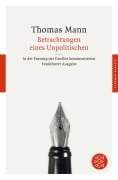 Cover-Bild zum Titel 'Betrachtungen eines Unpolitischen' von 'Thomas Mann'