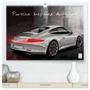 Cover-Bild zum Titel 'Porsche inspired Artwork by Reinhold Art¿s (hochwertiger Premium Wandkalender 2026 DIN A2 quer), Kunstdruck in Hochglanz' von 'Reinhold Autodisegno'