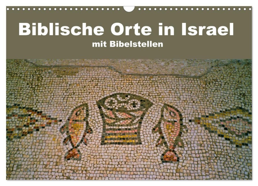 Biblische Orte in Israel mit Bibelstellen (Wandkalender 2026 DIN A3 quer), CALVENDO Monatskalender - Hans-Georg Vorndran