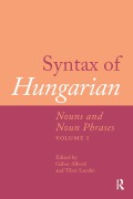 Cover-Bild zum Titel 'Syntax of Hungarian' von ''