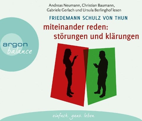 Miteinander reden Teil 1: Störungen und Klärungen - Friedemann Schulz von Thun