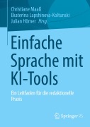 Cover-Bild zum Titel 'Einfache Sprache mit KI-Tools' von ''
