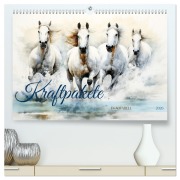 Cover-Bild zum Titel 'Kraftpakete in Aquarell (hochwertiger Premium Wandkalender 2026 DIN A2 quer), Kunstdruck in Hochglanz' von 'Daniela Tapper'