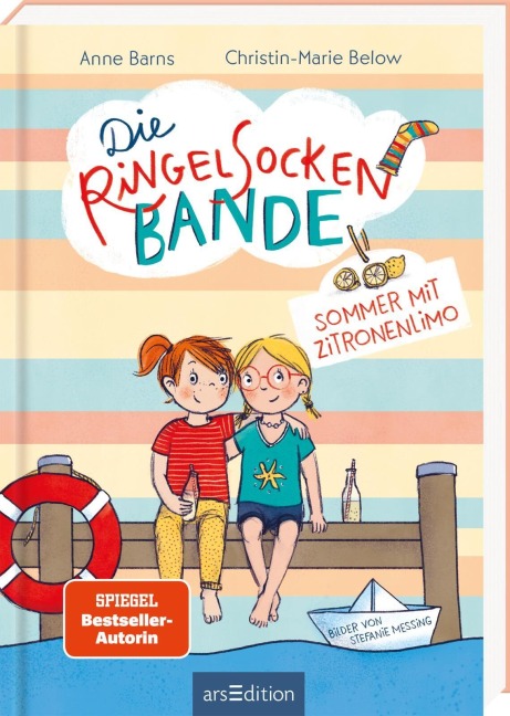 Die Ringelsocken-Bande - Sommer mit Zitronenlimo  (Ringelsocken-Bande 1) - Anne Barns, Christin-Marie Below
