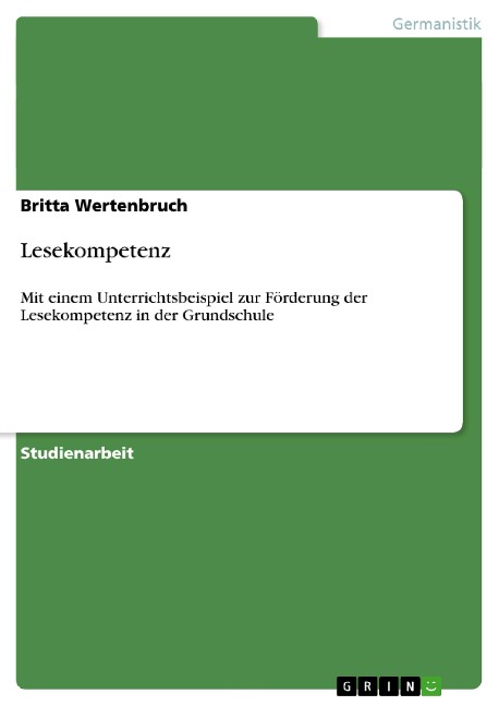 Lesekompetenz - Britta Wertenbruch