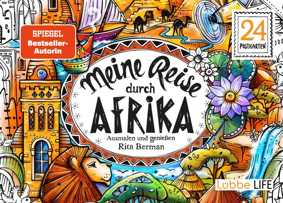 Meine Reise durch Afrika - 24 Postkarten - Rita Berman