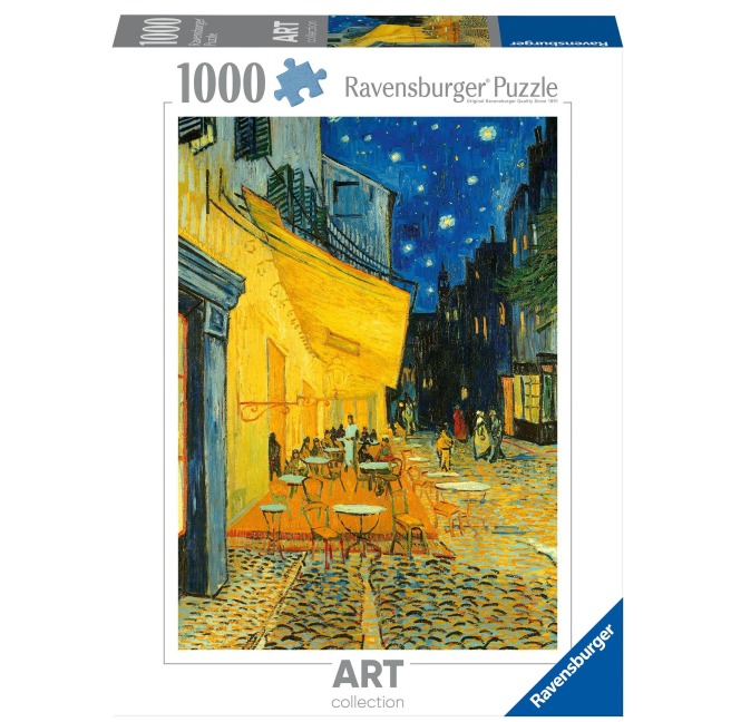 Erwachsenenpuzzle 1000 Teile - Vincent van Gogh: Café-Terrasse am Abend (1888) - 