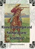 Cover-Bild zum Titel 'Kleine Erzählungen und Nachgelassene Schriften 2' von 'Friedrich Gerstäcker'