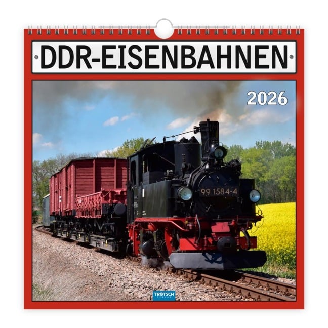 Trötsch Technikkalender DDR-Eisenbahnen 2026 - 