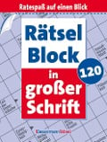 Rätselblock in großer Schrift 120 (5 Exemplare à 2,99 EUR) - Eberhard Krüger