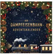 Cover-Bild zum Titel 'Der Dampfeisenbahn-Adventskalender' von 'Lena Herrmann'