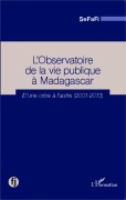 Cover-Bild zum Titel 'Observatoire de la vie publique à Madagascar' von 'Sylvain Urfer'