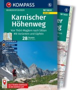 Cover-Bild zum Titel 'KOMPASS Wanderführer Karnischer Höhenweg, Von Thörl-Maglern nach Sillian, Mit Varianten und Gipfeln, 28 Touren mit Extra-Tourenkarte' von 'Mark Zahel'