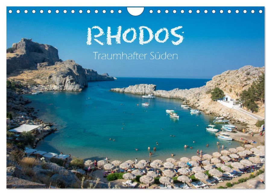 Rhodos - Traumhafter Süden (Wandkalender 2026 DIN A4 quer), CALVENDO Monatskalender - Stefanie Und Philipp Kellmann