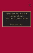 Cover-Bild zum Titel 'Records of English Court Music' von ''