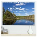 Finnland - Land der tausend Seen (hochwertiger Premium Wandkalender 2025 DIN A2 quer), Kunstdruck in Hochglanz - Anja Ergler