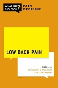 Low Back Pain - What Do I Do Now Pain Medicine